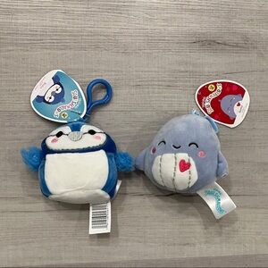 NWT Squishmallows Mini Keychain Plush Duo Set (2)